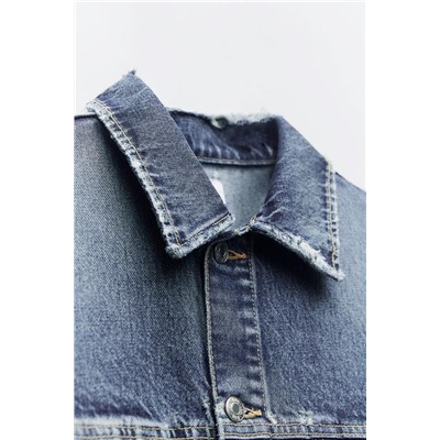 TRF OVERSIZE DENIM JACKET