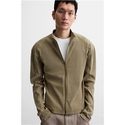 SUDADERA CREMALLERA LAVADA