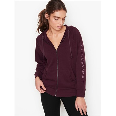 VICTORIA'S SECRET Stretch Fleece Front-zip Hoodie