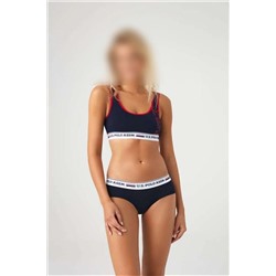 U.S. Polo Assn., U.S. Polo Assn. Kadın Lacivert Büstiyer Alt&Üst Takım - Lacivert - BATDN66V25G5-RL