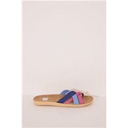 Sandalias tiras azul claro