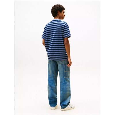 Tommy Jeans Stripe Graphic Logo T-Shirt