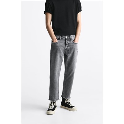 JEANS STRAIGHT CROPPED