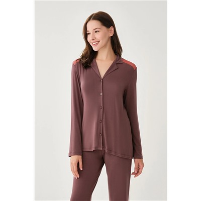 Dagi Kiremit Pijama Üst 21WW75004BD_KIRM