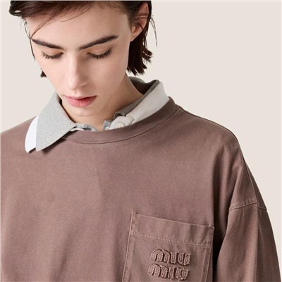 Лонг с нагрудным карманом mi*u mi*u   Экспорт