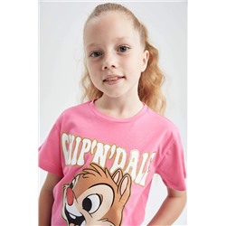 Kız Çocuk Chip 'n' Dale Regular Fit Kısa Kollu Tişört