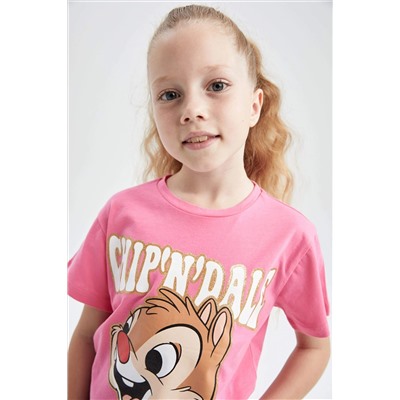 Kız Çocuk Chip 'n' Dale Regular Fit Kısa Kollu Tişört