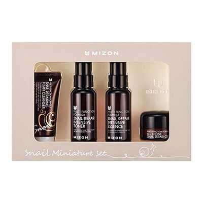 MIZON Snail Miniature Set Набор Миниатюр 30мл+50мл+50мл+15г
