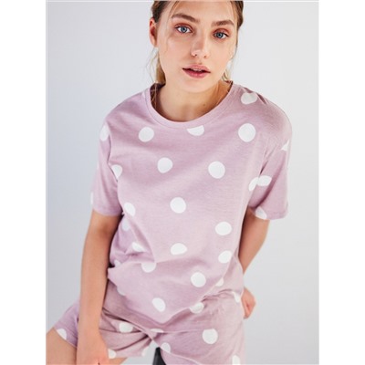 Pyjama-Set mit Punkten