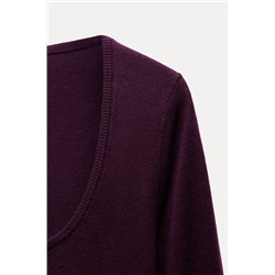 PLAIN KNIT TOP