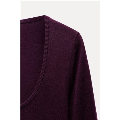 PLAIN KNIT TOP