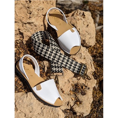 AB. Zapatos 320 blanco+CINTURON BOLSOS (120)-19 (2) АКЦИЯ