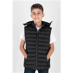 AHENGİM Erkek Çocuk Yelek Erkek Çocuk Kapüşonlu Şişme Yelek Ak215051 1-2-10000982