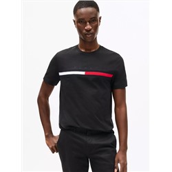 Embroidered Flag Logo T-Shirt
