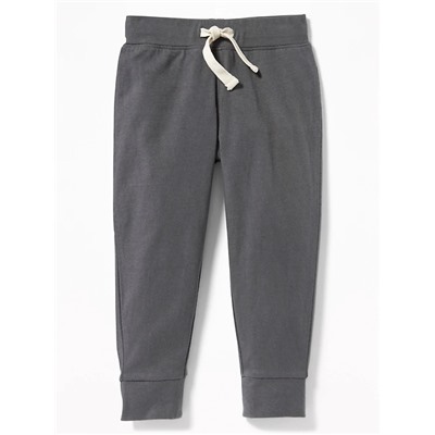 Functional Drawstring Jersey Pants for Toddler Boys