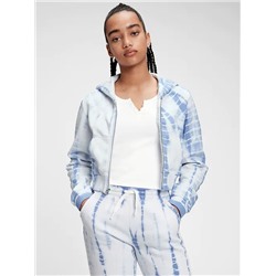 Teen Tie-Dye Crop Hoodie