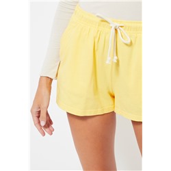 Short cintura alta - Amarillo
