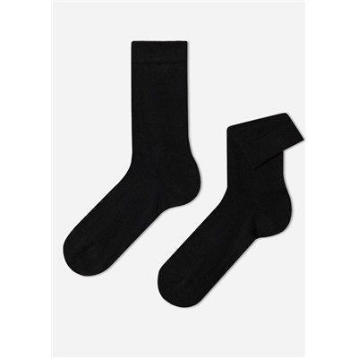 Kurze Herrensocken mit Wolle und Baumwolle