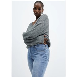 Jeans skinny tiro alto