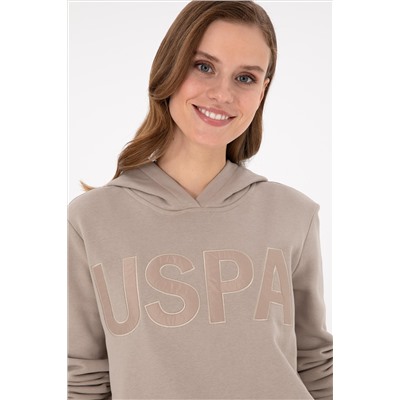 Kadın Taş Kapüşonlu Sweatshirt