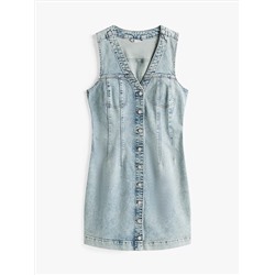 Tommy Jeans Sleeveless Denim Mini Dress