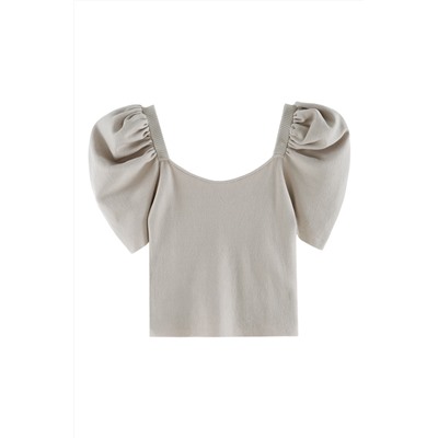 Crop top Beige