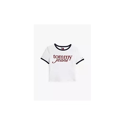 Tommy Jeans Script Logo Ringer T-Shirt
