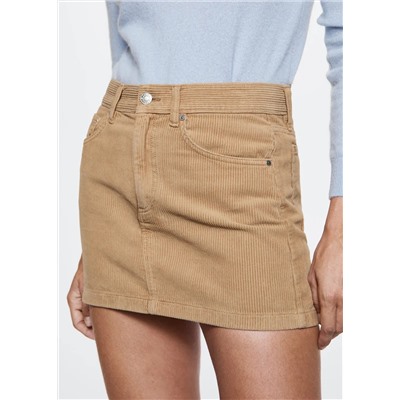 Minifalda pana -  Mujer | MANGO OUTLET Melilla