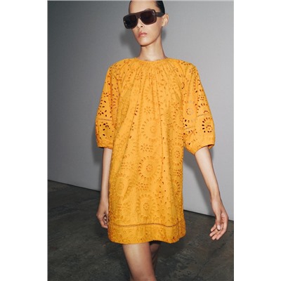 ZW COLLECTION EMBROIDERED SHORT DRESS