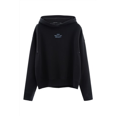 Sudadera con capucha Negro