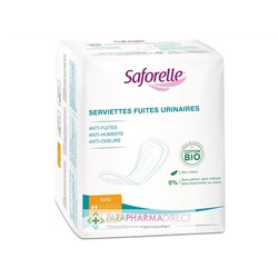 Saforelle Serviettes Fuites Urinaires Mini x20