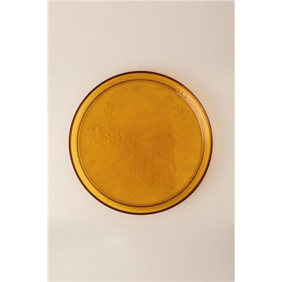 Crocus Servis Tabağı - 28 cm - Amber