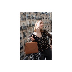 Bolso de piel Blu Camel