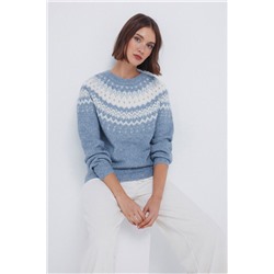 Jersey cenefa jacquard