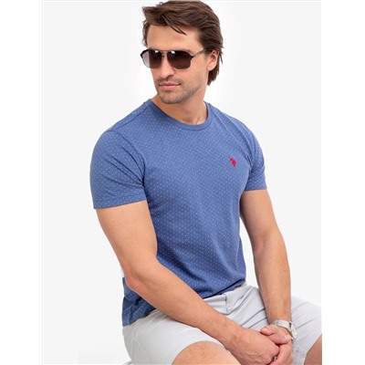 ALL OVER POLKA DOT PRINT T-SHIRT