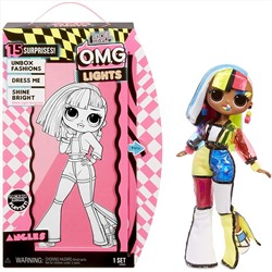 L.O.L. Surprise! O.M.G. Lights Angles Fashion Doll with 15 Surprises