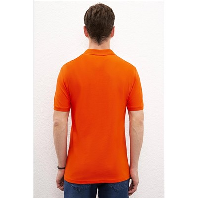 Erkek Nar Çiçeği Basic Polo Yaka Tişört