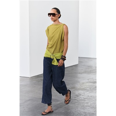 ASYMMETRIC RUSTIC TOP