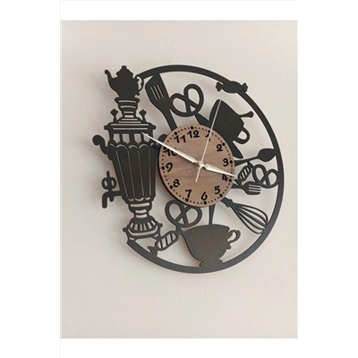 Ümra lazer Üm-ra Lazer Mutfak Cafe Duvar Saat - 40x40 Cm ümra00003dvs
