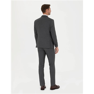 Füme Slim Fit Takım Elbise