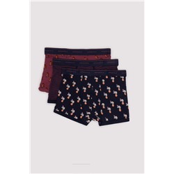 Pack 3 boxers animales y rayas