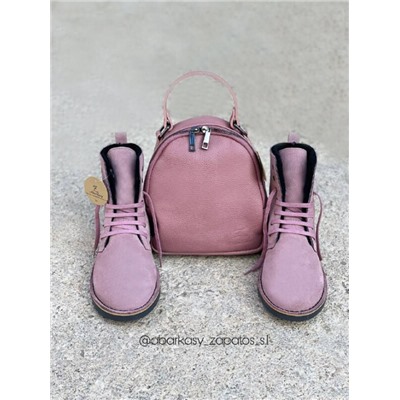AB.Z. 27001/2 ROSE — С ДВОЙНЫМИ ШНУРКАМИ+AB.Z · Pelle · mochila NAPA (630)