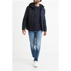 Anorak con capucha Azul marino