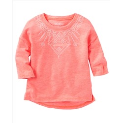 Puff-Print Neon Top