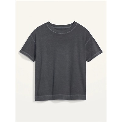 Loose Vintage Crew-Neck T-Shirt for Women