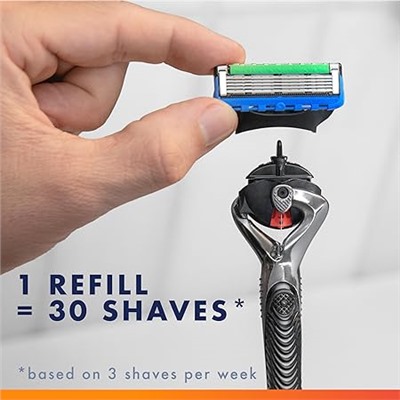 Fusion ProGlide Razor for Men, Handle + 4 Blade Refills