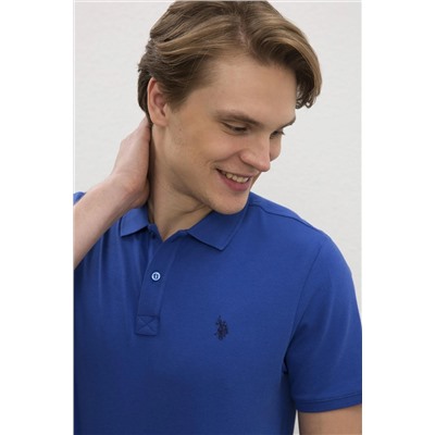 Erkek Saks Basic Polo Yaka Tişört