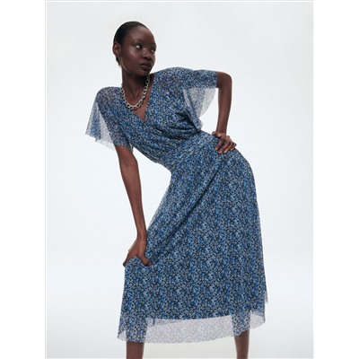 Kleid mit dekorativen Ärmeln