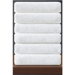 S&R BEYAZ OTEL BANYO HAVLUSU 460 GR 6'LI SET HVL357246061