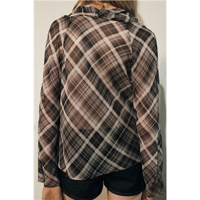 ZW COLLECTION PRINTED DRAPED TOP